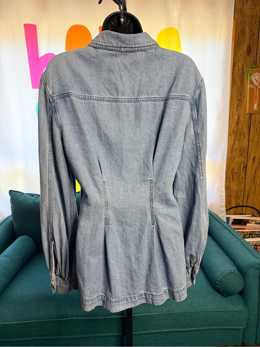 Fabulous H&M Garden Pocket Denim Frock Jecket - Picture 8 of 12